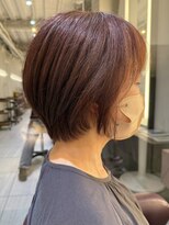インプレッション(impression produced by LA’BO) 【札幌/impression佐藤】白髪ぼかし/丸みショート/30代40代50代
