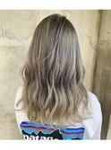 ハイトーン オシャレ髪 &nbsp;セミロング