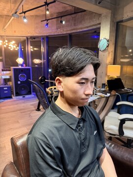 キャラクター 松山市(character) メンズ　20代ツーブロック　ショート