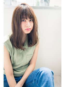 ページボーイ美容室 セミウェット×ゆるストレート