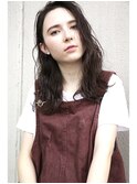 抜け感×ミディアムヘア