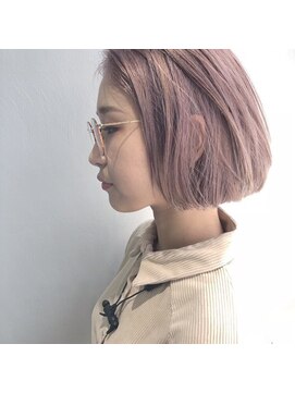 クラン(clan) clan<クリアピンク×フレンチボブ>