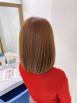 ロンドアベニール 北千住(Lond avenir) ハイトーンでも艶カラー☆サンドベージュ　西田大樹