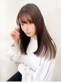 小顔カット☆  シアーベージュ
