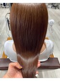 髪質改善で潤プル!コーラルベージュ