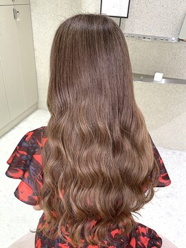 マイル 渋谷(mile) ベージュカラー/髪質改善/こなれハイトーン[渋谷駅]