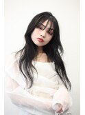 #大人ガーリー#ダークアッシュ#ミディアムレイヤーカット