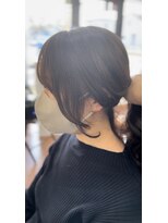 ヘアーサロン カラー 色彩店(COLOR)&nbsp;韓国風顔周りカット