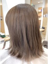 カットハウス はさみの部屋&nbsp;ミディアムボブ/ローレイヤー/髪質改善/酸性カラー/ラテベージュ