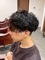 ヘアラボ シロ(Hair lab.Shiro) 立体感のあるマッシュパーマ/波巻きパーマ