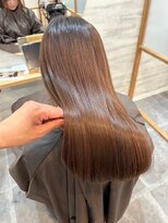 ジーナ 船橋(Zina)&nbsp;髪質改善＊ロングレイヤーグレーベージュ＊美髪【Zina船橋】