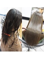 ヘアテリア リュウ 大塚(hair teria ryu) 縮毛矯正/髪質改善/艶髪ストレート/艶カラー