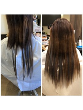 クリア(Clear) 三つ編みエクステ150g