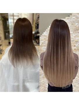 アンク クロス 吉祥寺店 シールエクステでバレイヤージュ