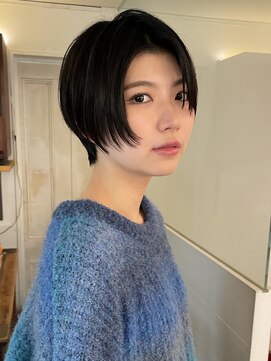 トリコ 柏(tricot) 大人可愛い/丸みショート/前髪なし/小顔似合わせショート