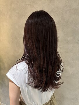 ベノワ(BENOIT) 艶感ピンクブラウン×ロングスタイル