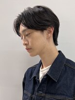 ベリーショート/ダークアッシュ/ニュアンスパーマ/韓国マッシュ