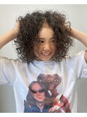 くりくりパーマスタイル