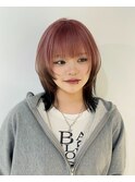 ボブレイヤーウルフ×グラデーションからー