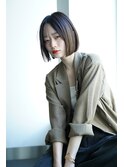 クラッシーボブ*ミニボブ*大人ボブ*オリーブカラー*30代40代50代