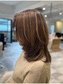 20代30代40代◎おしゃれ女子ニュアンスカラーウェーブヘア 