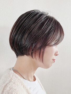 イーストハムアール(EAST HAM r) ショートボブ/レッドブラウン×インナーカラー