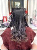 ガーリースタイル/心斎橋/ヘアメ/セットサロン