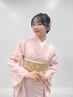 【社交着といえば】訪問着《ワンスター★》+着付け+無料ヘアセット+小物