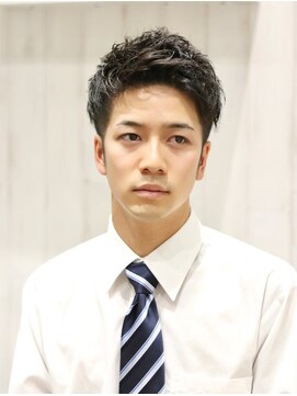 ヨシザワインク プレミアム 築地店(YOSHIZAWA Inc. PREMIUM) スーツ似合う！爽やかアップバングモテ髪ショート