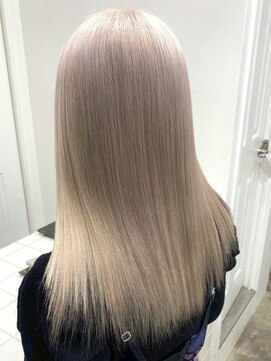 デート 原宿(DATE) ブロンドベージュ/ダブルカラー/ケアブリーチ/髪質改善/原宿