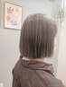 【白髪世代人気No.1☆】脱白髪染めカラー+カット+トリートメント