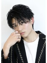 オーシャントーキョー 心斎橋(OCEAN TOKYO WEST)&nbsp;黒髪センターパートニュアンスパーマダウンパーマ