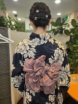 ヘアーメイクサロン ソエル(Sowelu) 浴衣　ねじりアレンジシニヨン
