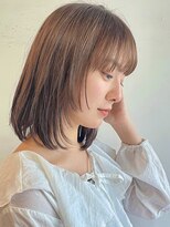 ステアケース 武蔵小杉店(stair:case)&nbsp;ミディアムレイヤー大人ガーリー段カットショコラベージュ