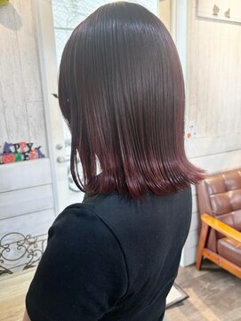 ソワ 北千住(soi) 切りっぱなし×ボルドー