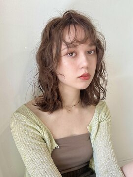 アモレット 天文館店(amoretto) 【amoretto_ yu-ka.】ニュアンスパーマ /エアリーベージュ