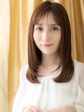 カバーヘア イヴ 戸頭店(COVER HAIR EVE) リタッチカラー大人美人顔周りレイヤーロング317Z戸頭30代40代