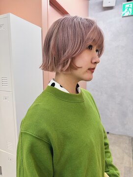 アマーク(a mark) 【松本華】pinkbeige × bob