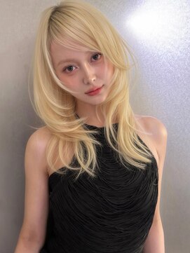 ソヨン 松本庄内店(SOYON) 《SOYON》ハイトーンハッシュカットミディアム