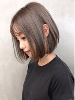 ブランニュー オーバー 難波店(Brandnew over)&nbsp;【Brandnew】グレージュ/ボブ/ハイトーンカラー