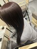 カット+優しいノンアルカリ縮毛矯正 ※アミノ酸トリートメント付