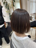 美容室 フラウ 横江店 縮毛矯正×ショートボブ