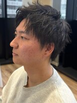 美容室 スタイルエキシティ(STYLE EKI CITY)&nbsp;メンズショート 黒髪 ビジネスヘア アップバング