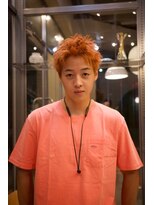 メンズサロン イロ(Men‘s salon IRO)&nbsp;オレンジヘア×スパイキーショート