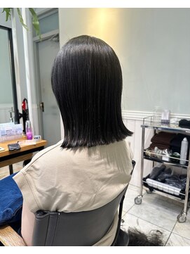 リディー(Lidee) Lidee切りっぱなしミディアムダークパープル