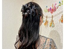 アロマームの雰囲気（ヘアセットも承ります）