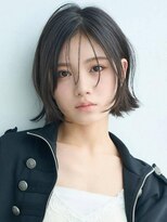 アグ ヘアー ゼロ 伏見桃山イオン前店(Agu hair zero) 《Agu hair》ハンサムショートボブ×前髪あり×暗髪レイヤー