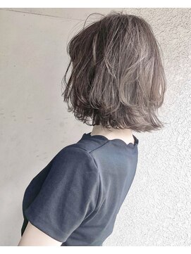 ヘアーアンドアトリエ マール(Hair&Atelier Marl) 【Marl】グレージュブラウンカラーの無造作ボブ☆