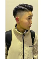 タイドヘアー(tide hair)&nbsp;フェード×パートスタイル