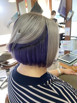 ヤソ(yaso) インナーカラー　パープルver